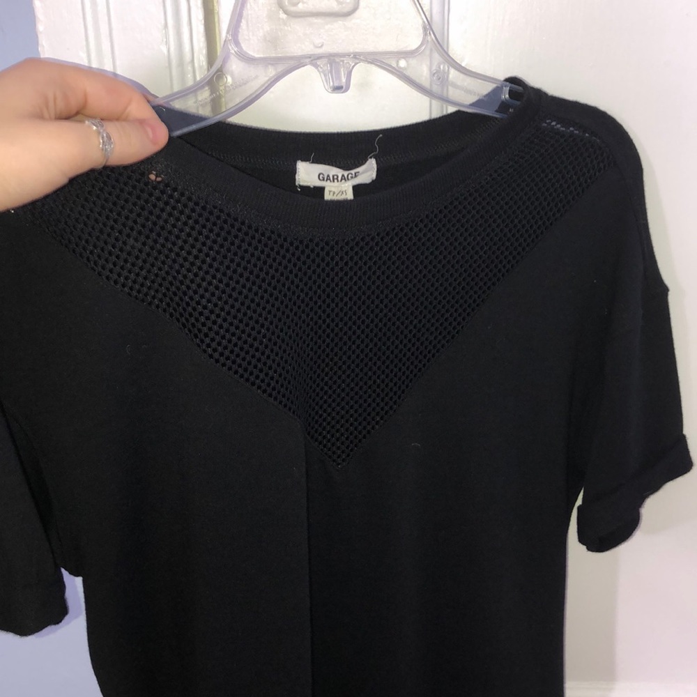 Black t-shirt dress